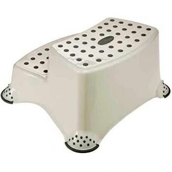 Keeeper Hippo Zweistufiger Tritthocker, Weiß