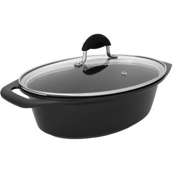 Aeternum Casseruola Ovale con Coperchio in Pietra Rostier