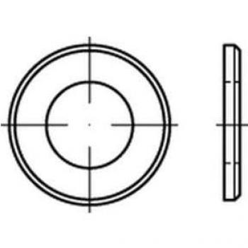 Flache Stahl-Scheiben, Normale Reihe, 17mm
