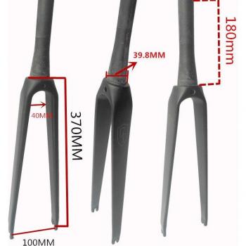 3K Carbon Road Bike Fork