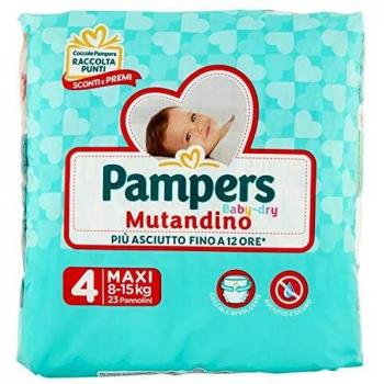 Pampers Baby Dry Mutandino 4 (8-15kg)