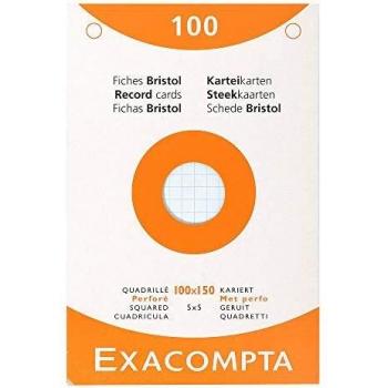 ETUI DE 100 FICHES BRISTOL