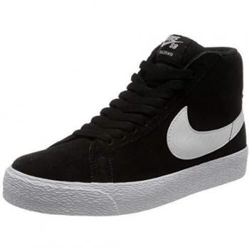 Nike SB Zoom Blazer Mid Skateschuhe, Weiß/Schwarz, 5.0 Unisex
