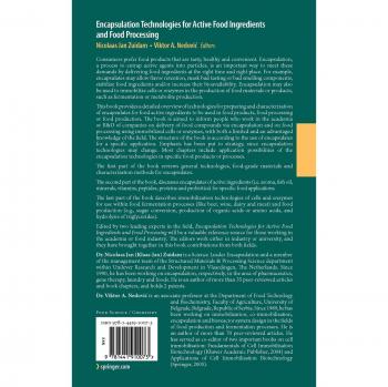 Encapsulation Technologies for Active Food Ingredients and Food Processing