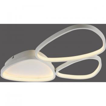 Plafón Pebbles LED 46,5 cm Atenuable Blanco