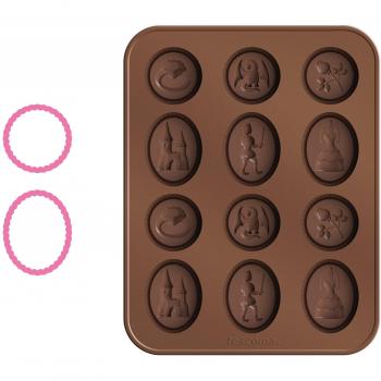 Cortapastas de Hadas con Forma de Chocolate