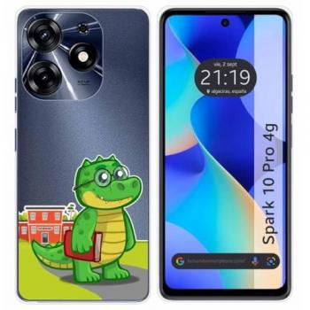 Funda elegante “Coco Transparente” para TECNO Spark 10 Pro