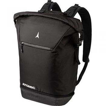 Damen/Herren Atomic Travel Pack – 35 Liter, einrollbare Reisetasche – 52 × 37 × 27 cm – Schwarz/Schwarz