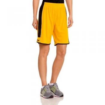 Spalding 4Her Damen-Short – Bunt: Gelb, Schwarz, Weiß – XXL Größe