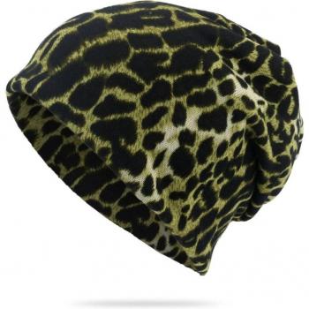 Gorro de leopardo con bufanda para mujer