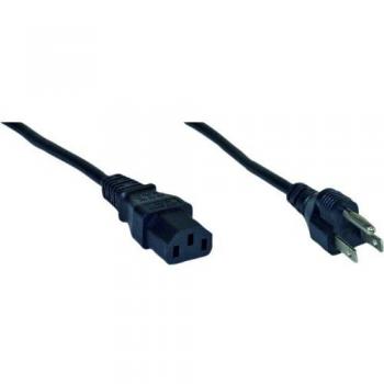 INLINE Netzkabel, Netzstecker USA auf Kaltgeraetestecker C13 1,8m schwarz