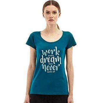 Shine Green Bio‑Baumwoll T-Shirt Damen – Medium (M)