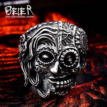 Skull Design 316L Stainless Steel Ring