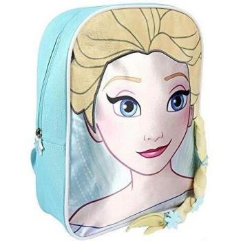 Mochila Escolar Frozen Elsa 31 cm Azul