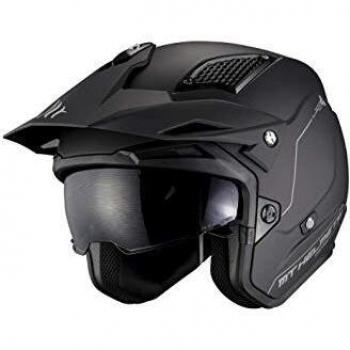 Casco enduro MT Helmets District SV nero opaco