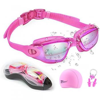 Anti-fog Swim Goggles with Silicone Cap