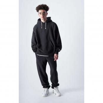 Joggers Champion Reverse Weave con C Logo, pantaloni neri per uomo, taglia XL