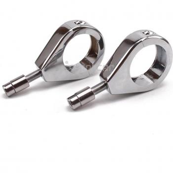Motorcycle Turn Signal Bracket Set 39mm Chrome for Harley Davidson
