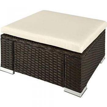 Pouf rattan marrone