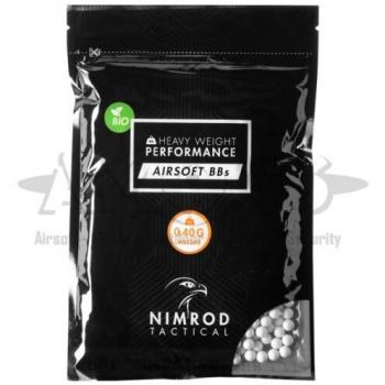 Nimrod Airsoft 0.40 g Bio BB 1000 RDS de Alto Rendimiento