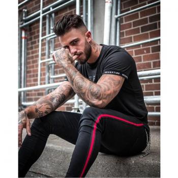 Vaqueros Super Ajustados Negros para Hombre