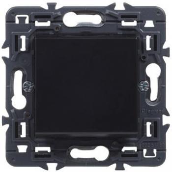 Pulsador 9x9x3,8 cm negro Valena Next Legrand