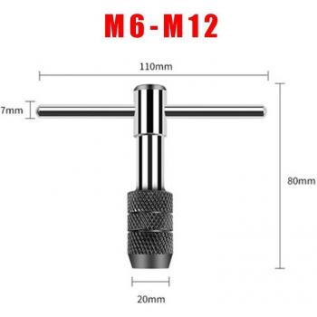 Extractor Manual de Tornillos M3 a M6 con Trinquete Variable