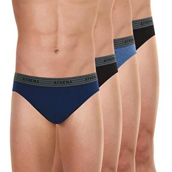 Set de 4 Slips Athlétique Bleu Clair – Basic