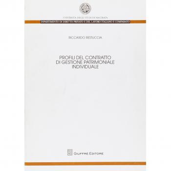 Profili del contratto di gestione patrimoniale individuale