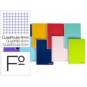 Cuaderno Espiral 4X4 mm FÂº Smart T/b 80 Hj 60 Gr Colores Surtidos