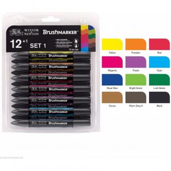 Winsor & Newton Pinselmarker 12er Set