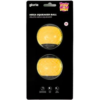 Pallina Interattiva Gialla per Cani e Gatti 6,35 cm