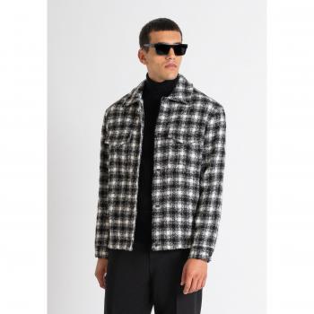 Camisa BONN Regular Fit en Lana con Patrón Ajedrez Moderno