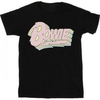 T-shirt femme David Bowie en coton pastel