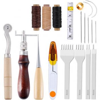 Kit de fil à coudre en cuir LMDZ