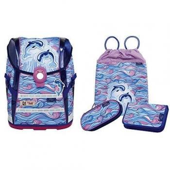 Premium‑Set McNeill Ergomatik Light Move Schulranzen, 4‑teilige Flippi‑Version