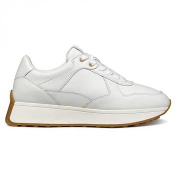 Sneaker Geox D Amabel in Pelle Bianco 37