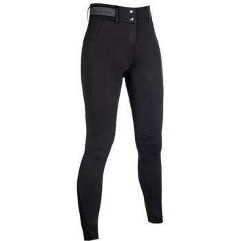Hailey Pantaloni Equitazione Bambina Nero 13-15 con Silicone FullGrip