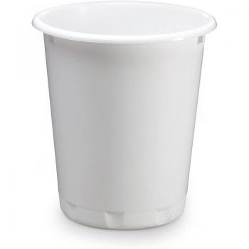 Bílý odpadkový koš BASIC od DURABLE