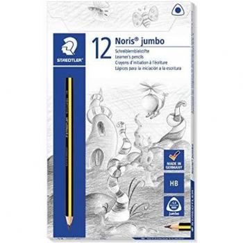 STAEDTLER C/12 LÁPIZ TRIANGUL JUMBO TRIPLUS NORIS