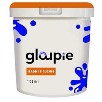 Pittura per Bagni e Cucine All'Acqua Traspirante, 13 Litri, Bianco, Made in Italy