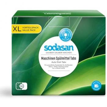 Sodasan Plant-Based Dishwasher Tabs XL (50)