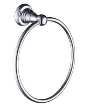 1901 Bristan Classic Brass Towel Ring, Chrome Coating
