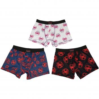 Verso Spider-Man: Kit de 3 Bóxers XLarge con Logos