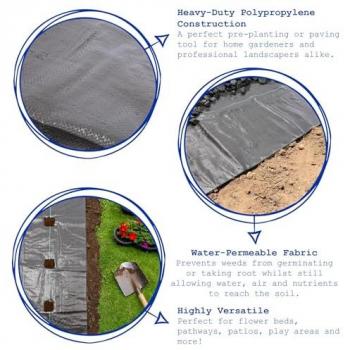 Weed Control Landscape Fabric 110gsm 2m x 25m