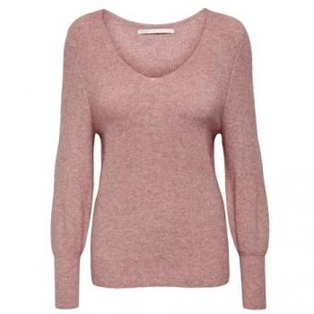 Pullover mit V-Ausschnitt und Manschetten für Damen Only Onlatia