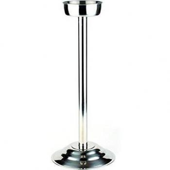 Supporto Vino APS Diametro Interno 15 cm – Secchiello + Raffreddatore Bottiglie (Argento)