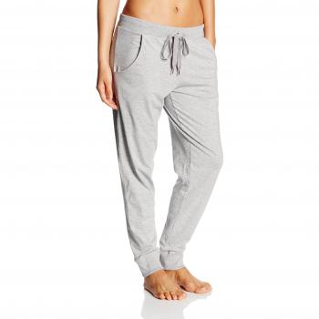 Sassa Damen Pyjama Hose, Grau (Melange Light Grey 589), 46