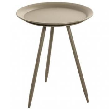 Table d'appoint métal vert Haku 38x47 cm