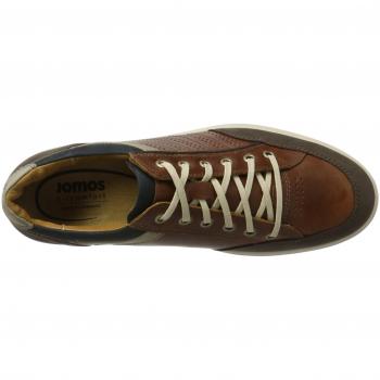 JOMOS Sneakers Cappuccino/Cognac Nubuck Glattl 40